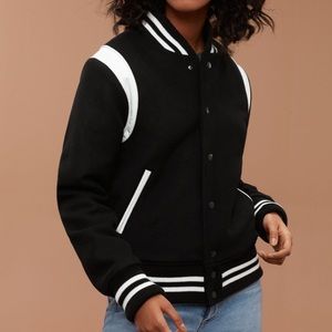 Aritzia TNA Chinook Bomber Varsity Coat